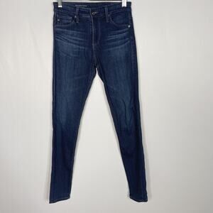 AG Adriano Goldschmied Womens 24 The Farrah High Rise Skinny Jeans Brooks Wash